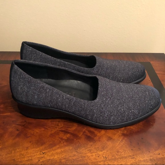 Ecco Felicia Stretch Slip on Wedge Shoes 38 EU - Picture 3 of 6